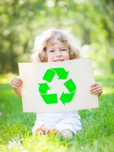 Recycling with toddlers