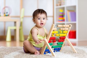 Using math words with babies and toddlers